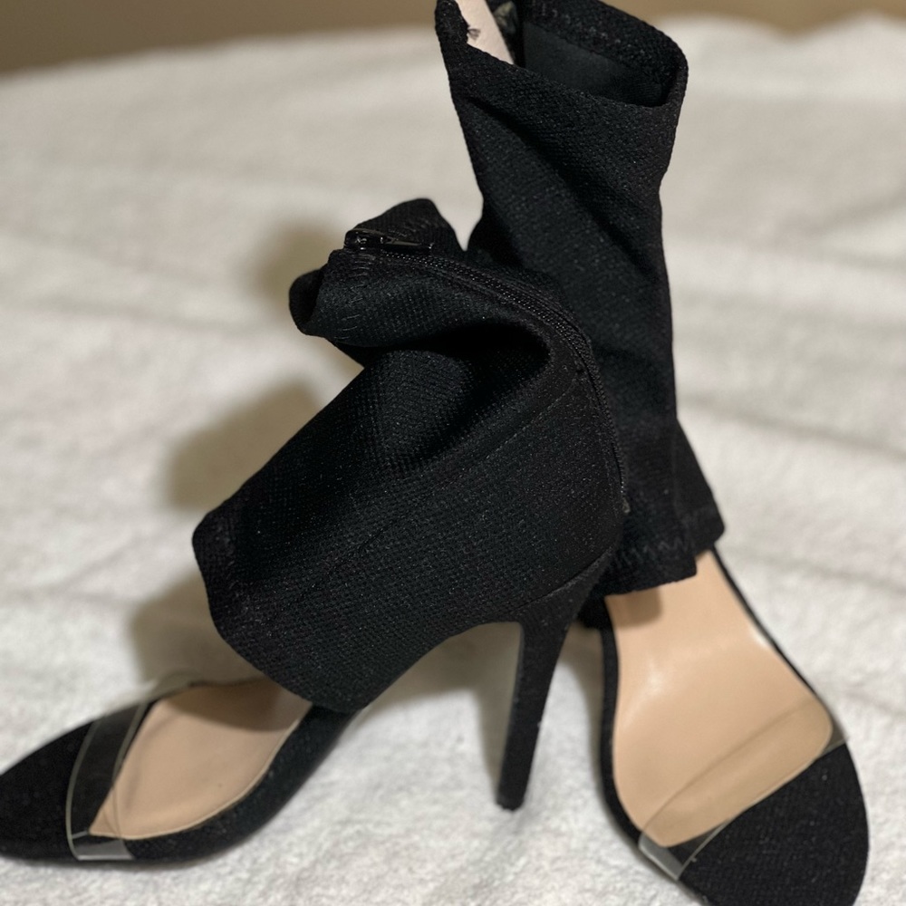 Women sock ankle booties/sandals